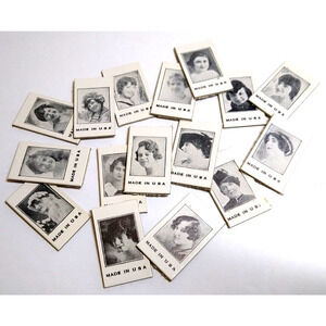 Exhibit Supply Radio Arcade Cards For Single Men 16 Different Complete Set 1930s